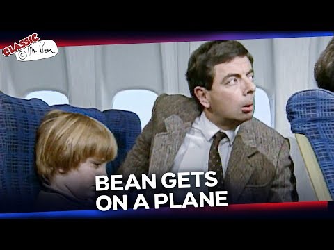 Is Bean AFRAID OF PLANES? | Classic Mr Bean
