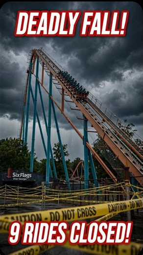 Man DIES After Flying Off 200ft Roller Coaster! #sixflags