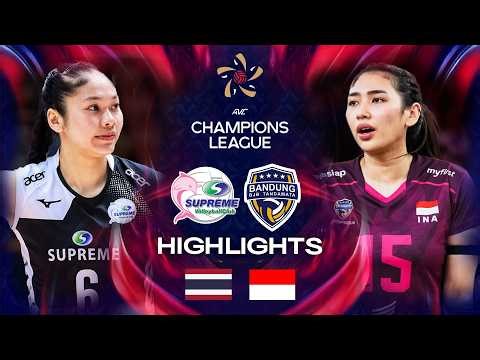 Supreme Chonburi VC 🇹🇭 vs. Bandung BJB 🇮🇩 - AVC Champions League 2026 | Highlights - Pool Play