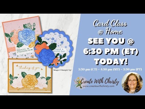 New Boutique Blossoms Cards with the Bloom Boutique Suite Showcase