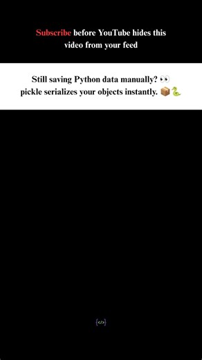 Master pickle in Python 📦🐍