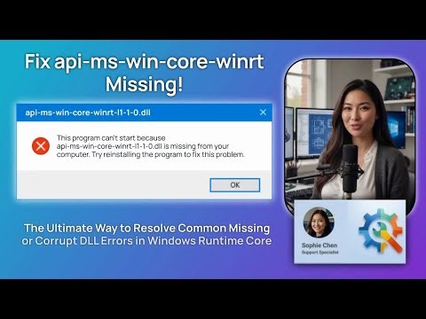 Fix api-ms-win-core-winrt Missing!
