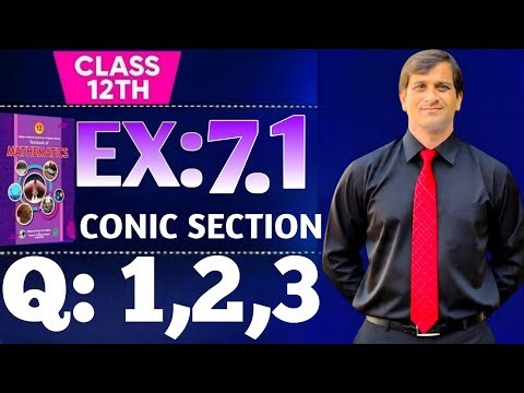 Exercise 7.1 Question 1,2,3 Class 12 math NBF New Book 2025. Ex 7.1 Q 1,2,3 Circle #circle #conics