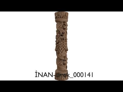CNC Column & Baluster STL Pack | 4-Axis Wood Carving Models
