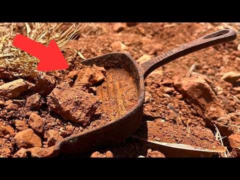 Rusty Cast Iron Pan Restoration | Buried for Years