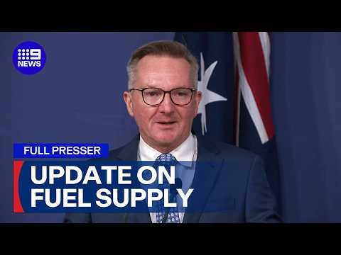 Minister for Energy Chris Bowen provides update on Australia’s fuel supply | 9 News Australia