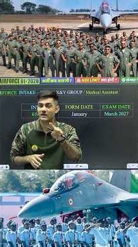 Airforce New Vacancy Update 2027 | Airforce New Age Limit 2027 | #shorts #armystudy