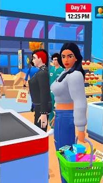 🛒 My Supermarket Simulator 3D Shop Gameplay 😍 | Satisfying Store Management #Shorts