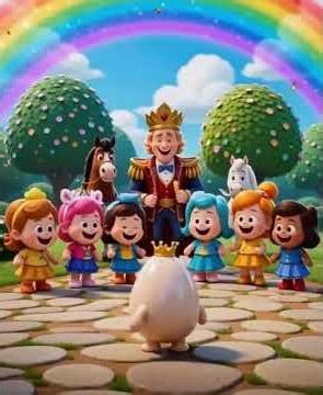 Humpty Dumpty | Cute 3D Animated Nursery Rhyme 🎵 | Kids Songs | Tiny Chuckles