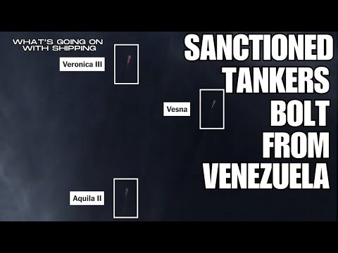 Sanctioned Tankers Sail from Venezuela and Run the US "Blockade"