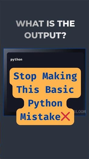 The "Silent Bug" Destroying Your Python Code 🛑 #pythonbeginner #pythoninterviewquestions #python