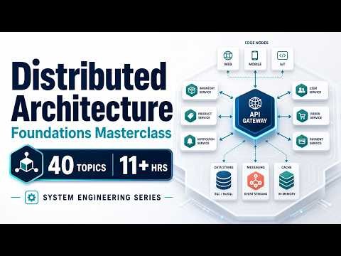 Distributed Architecture Foundations Masterclass | 40 Topics in 11+ Hours