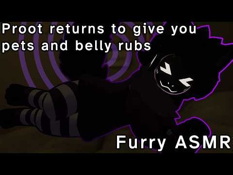 [Furry ASMR] Headpats and belly rubs from a fluffy protogen