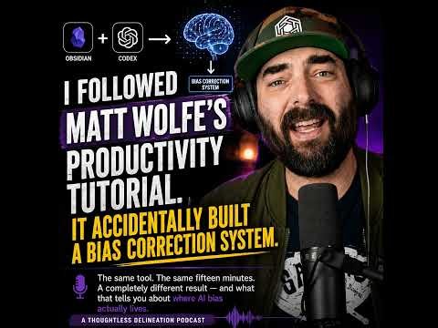I Followed Matt Wolfe's Productivity Tutorial. It Accidentally Built a Bias Correction System.