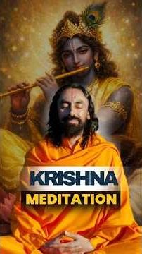 Krishna Heart Meditation | Deep Devotional Experience | World Meditation Day #shorts
