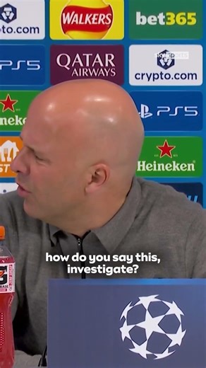 Arne Slot on Hugo Ekitike’s injury sustained against PSG in the Champions League.