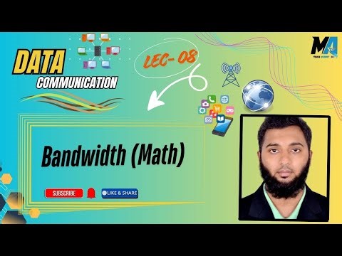 Chapter 3.5 Bandwidth in Data Communication | Formula + Solved Numerical Examples #education #cse