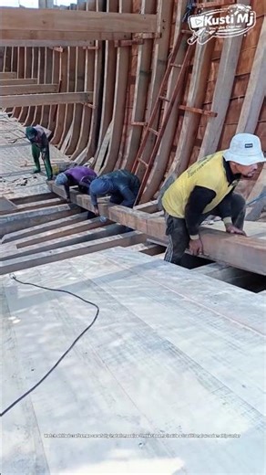 Inside the Giant Wooden Ship Build Process.