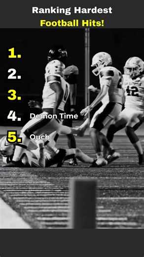 You Don't Want To Get Hit Like This 🤕 #football #bighits #ranked