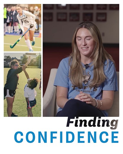 An impact beyond measure. 💙 Tufts Field Hockey National Champion Lilly Ragusa reflects on the many ways @Team IMPACT strengthened her team and shaped their journey. 🏑 #goteamimpact #tufts #fieldhockey
