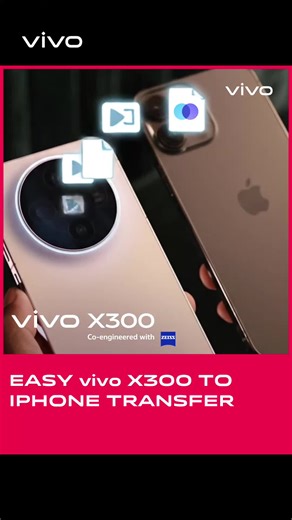 Seamless File Transfer from Vivo X300 to iPhone