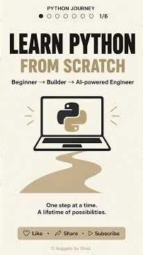 00 Learn Python from Scratch: Complete Beginner to AI Engineer Roadmap