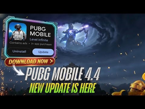 ✅ PUBG MOBILE 4.4 NEW UPDATE IS HERE | HOW TO UPDATE PUBG MOBILE 4.4 VERSION