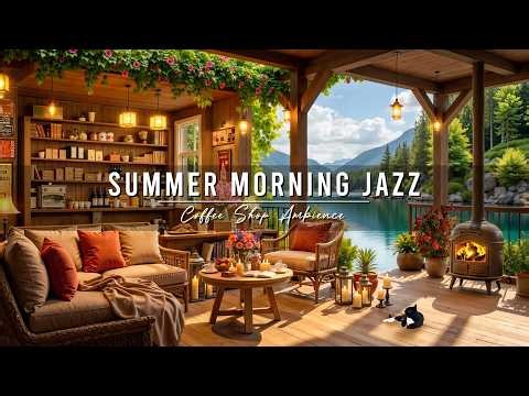 Smooth Morning Jazz to Start The Day 🌞Summer Coffee Shop Ambience & Relaxing Jazz Instrumental Music