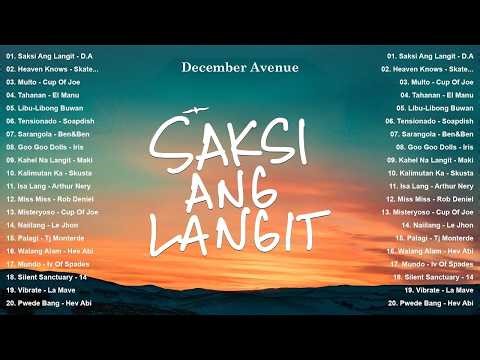 Trending OPM Tagalog Love Songs 2026 | Saksi Ang Langit – D.A (Best Filipino Hugot Hits Collection)