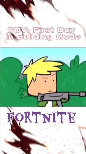 When it's my first day in Fortnite 😄 the struggle of a beginner #fortnite #fnaf #meme #funny