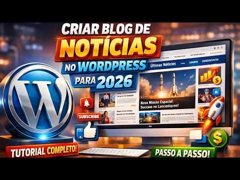 Como Criar um Blog de Notícias no Wordpress [TEMA NEWS PORTAL] Portal de Noticiais no Wordpress