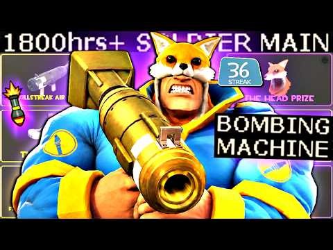 1800+ Hour Soldier OWNS the Sky🔸TF2 Gameplay