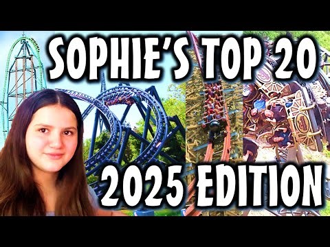 Sophie's Top 20 Coasters, 2025 Edition