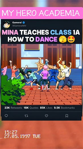 MINA teaches CLASS 1A how to DANCE 🫣🤩 | #myheroacademia #edit #mha #amv #anime