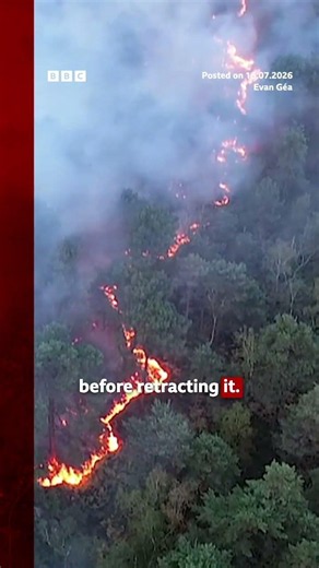 Volunteer firefighter suspected of starting devastating France forest fire. #Fontainebleau #BBCNews