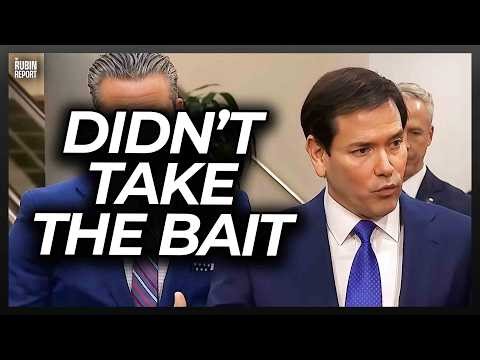 Listen to Press Go Quiet as Rubio Makes Reporter Regret Asking This