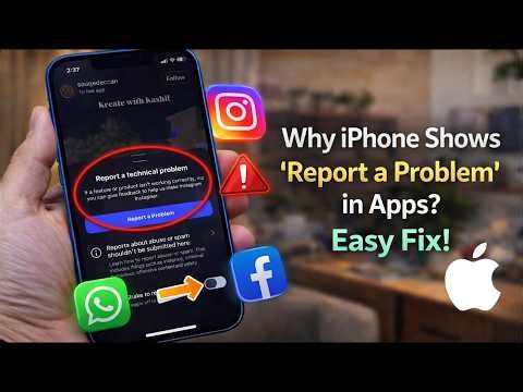 How to Fix iPhone Showing “Report a Bug” Popup Error in Every App? Turn Off This Setting!
