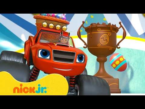 Blaze Saves the Town's EASTER EGGS! 🥚 | Blaze and the Monster Machines