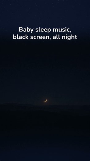Baby Sleep Music Black Screen 🌙 10 Hours of Piano