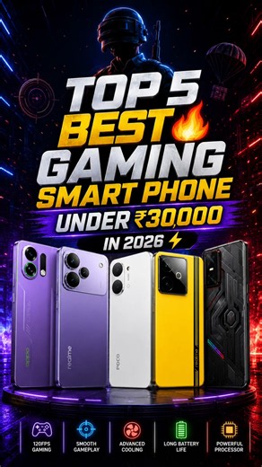 ₹30,000 Budget? Buy These 5 Gaming Phones in 2026 🎮 #shorts #gaming