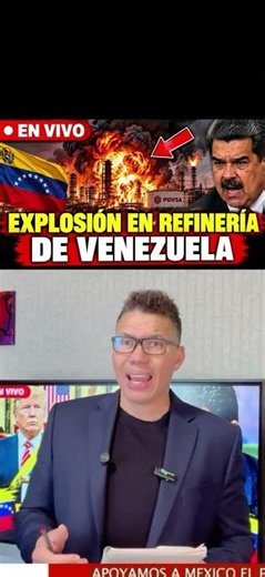 🚨#EXPLOSIÓN ENORME SACUDE REFINERÍA DE VENEZUELA! DESCUBRIMOS QUIÉN ESTÁ DETRÁS😳