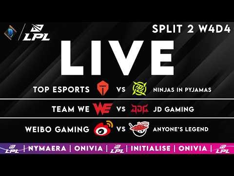 LPL 2026 Live Split 2 | LPL English with Nymaera & Initialise TES vs NIP | WE vs JDG | WBG vs AL