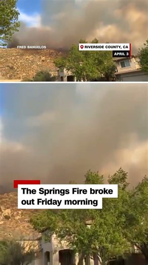 Springs Fire Rages in Southern California, Evacuations Underway | Spring Fire | California | News18