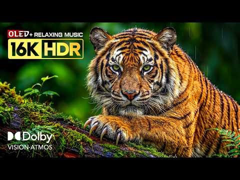 AMAZING OLED TEST Dolby Vision 120fps | 16K HDR Relaxing Nature Video (8K/4K ULTRA HD TV)