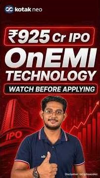 OnEmi Technology IPO Review – ₹926 Cr Fintech IPO (Kissht IPO) | Opening from 30th Apr - 5th May'26