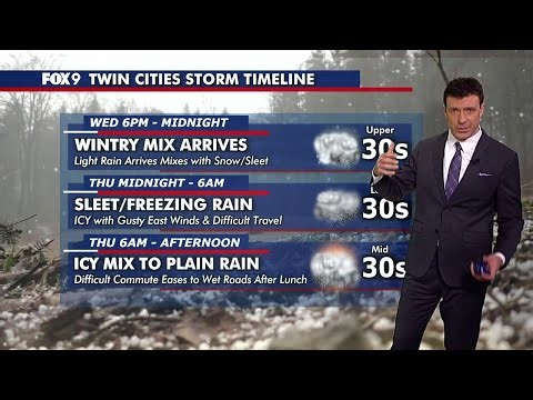 MN weather: Rain, snow and icy conditions in forecast