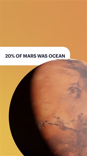 Did you know Mars may once have had an ocean? 🌊 Scientists believe that billions of years ago, over 20% of Mars’s surface—the planet’s northern plains - may have been covered by a vast ocean. It wasn’t shallow either: estimates suggest it reached nearly a mile deep, reshaping the planet’s landscape. Ancient shorelines, massive valleys, and water-formed minerals point to a Mars that once looked dramatically different. Understanding this watery past helps scientists trace how the Red Planet chang
