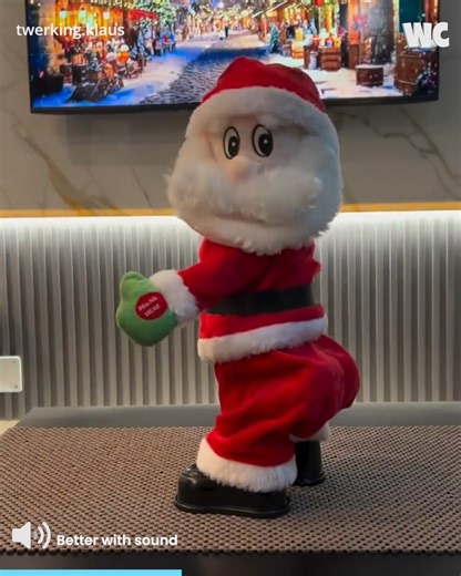 Jolly Santa Grooving on the Dance Floor 🎅🏽 | Watercooler