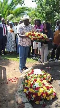 Former DP Gachagua visits late Emurua Dikirr MP Ng'eno's grave!!