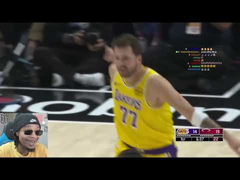 LUKA 60 Pts! FlightReacts To LAKERS at HEAT | FULL GAME HIGHLIGHTS | March 19, 2026!